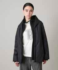 RSJAE02660 TRUNK HIROKO KOSHINO(ヒロココシノ) エコダウンリブジョイントジャケット/洗える ブラック