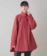 RSJAE05490 TRUNK HIROKO KOSHINO(ヒロココシノ) リバーシブルタフタデザインコート/洗える レッド