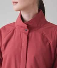 RSJAE05490 TRUNK HIROKO KOSHINO(ヒロココシノ) リバーシブルタフタデザインコート/洗える レッド