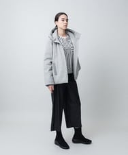 RSJAF77690 TRUNK HIROKO KOSHINO(ヒロココシノ) 【WEB/北海道・東北エリア限定】ウールライクエコダウンジャケット グレー