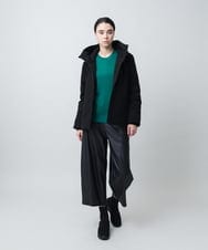 RSJAF77690 TRUNK HIROKO KOSHINO(ヒロココシノ) 【WEB/北海道・東北エリア限定】ウールライクエコダウンジャケット グレー