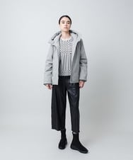 RSJAF77690 TRUNK HIROKO KOSHINO(ヒロココシノ) 【WEB/北海道・東北エリア限定】ウールライクエコダウンジャケット グレー