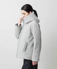 RSJAF77690 TRUNK HIROKO KOSHINO(ヒロココシノ) 【WEB/北海道・東北エリア限定】ウールライクエコダウンジャケット グレー