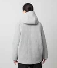 RSJAF77690 TRUNK HIROKO KOSHINO(ヒロココシノ) 【WEB/北海道・東北エリア限定】ウールライクエコダウンジャケット グレー