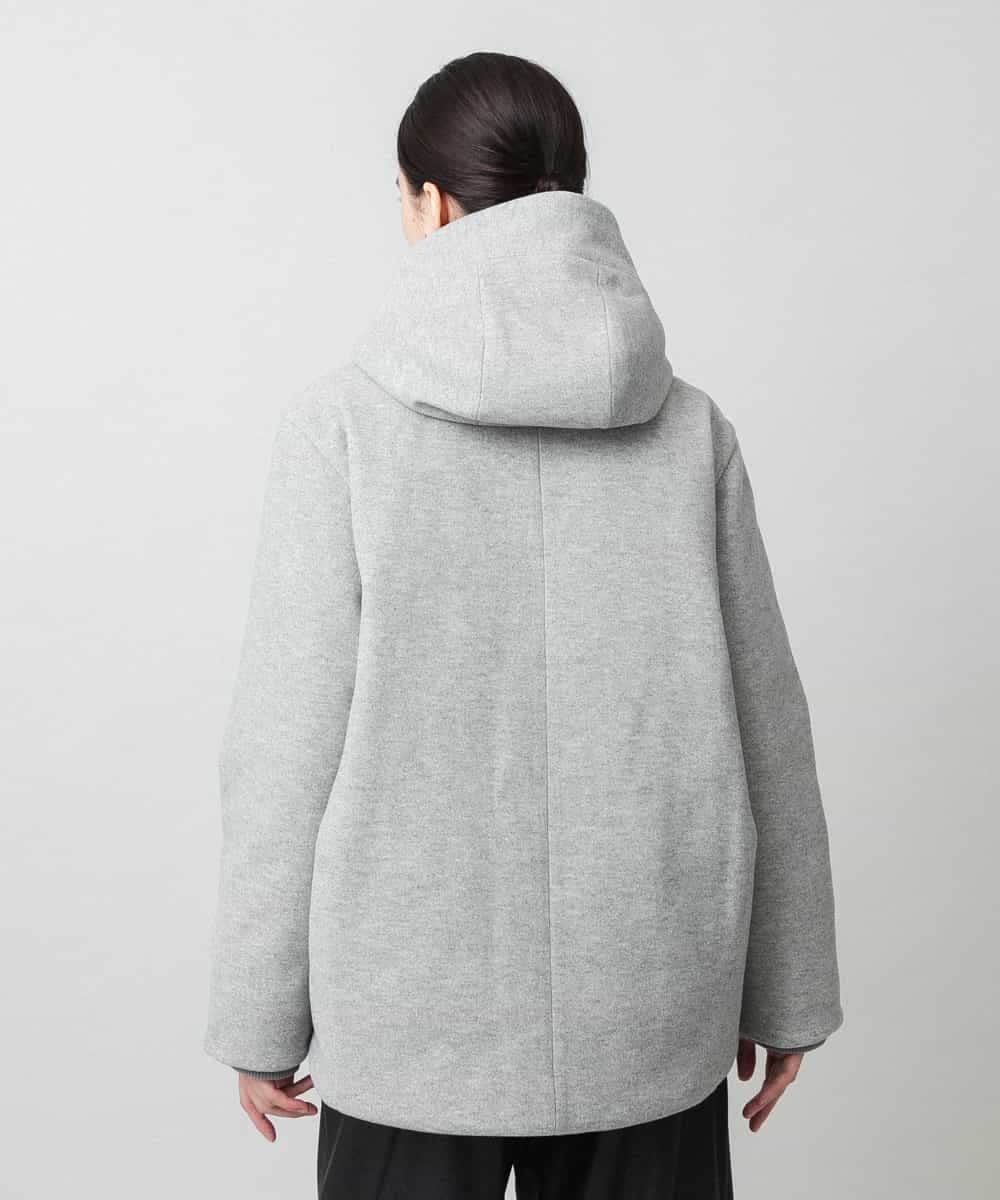 RSJAF77690 TRUNK HIROKO KOSHINO(ヒロココシノ) 【WEB/北海道・東北エリア限定】ウールライクエコダウンジャケット グレー