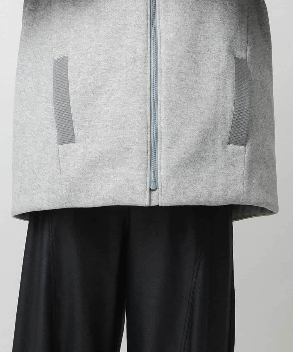 RSJAF77690 TRUNK HIROKO KOSHINO(ヒロココシノ) 【WEB/北海道・東北エリア限定】ウールライクエコダウンジャケット グレー