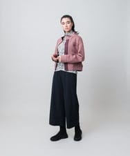RSJAG02590 TRUNK HIROKO KOSHINO(ヒロココシノ) ダンボールニットブルゾン レッド