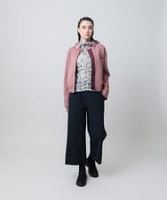 RSJAG02590 TRUNK HIROKO KOSHINO(ヒロココシノ) ダンボールニットブルゾン レッド