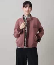 RSJAG02590 TRUNK HIROKO KOSHINO(ヒロココシノ) ダンボールニットブルゾン レッド