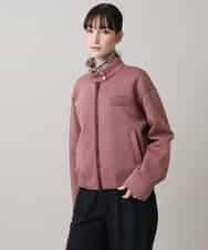 RSJAG02590 TRUNK HIROKO KOSHINO(ヒロココシノ) ダンボールニットブルゾン レッド