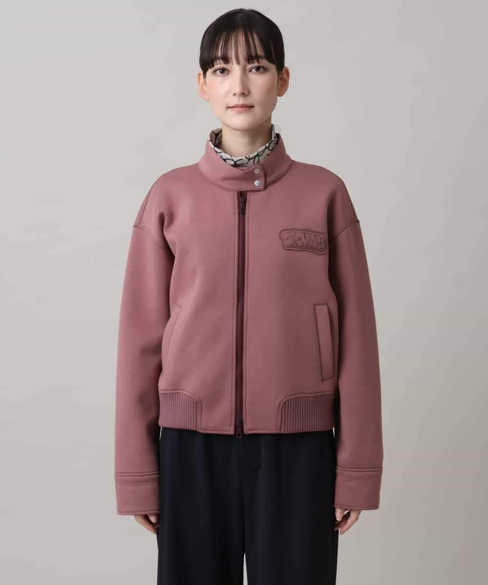 RSJAG02590 TRUNK HIROKO KOSHINO(ヒロココシノ) ダンボールニットブルゾン レッド