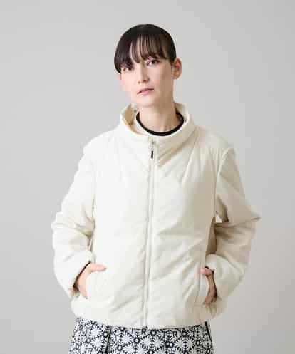 RSJAH02660 TRUNK HIROKO KOSHINO 【2WAY】異素材ジョイントファー衿中綿コート