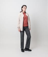RSJAH03630 TRUNK HIROKO KOSHINO(ヒロココシノ) カーリングボアロングブルゾン オフホワイト