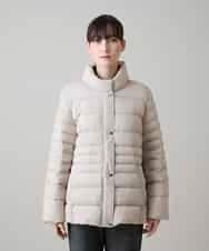 RSJAH04690 TRUNK HIROKO KOSHINO(ヒロココシノ) ストレッチタフタダウンジャケット ベージュ