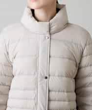 RSJAH04690 TRUNK HIROKO KOSHINO(ヒロココシノ) ストレッチタフタダウンジャケット ベージュ