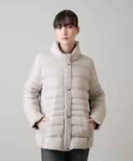 RSJAH04690 TRUNK HIROKO KOSHINO(ヒロココシノ) ストレッチタフタダウンジャケット ベージュ