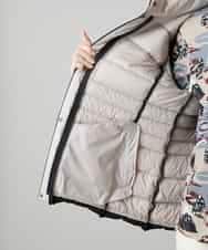 RSJAH04690 TRUNK HIROKO KOSHINO(ヒロココシノ) ストレッチタフタダウンジャケット ベージュ