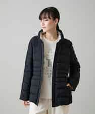 RSJAH04690 TRUNK HIROKO KOSHINO(ヒロココシノ) ストレッチタフタダウンジャケット ブラック