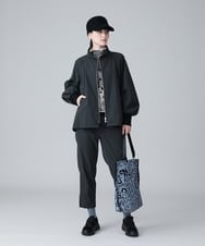 RSJAV01560 TRUNK HIROKO KOSHINO(ヒロココシノ) 【洗濯機で洗える】ラミネートタフタカジュアルジャケット ピンク