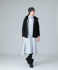 RSJAW13630 TRUNK HIROKO KOSHINO(ヒロココシノ) 【洗濯機で洗える】ストレッチタフタAラインジャケット ブラック