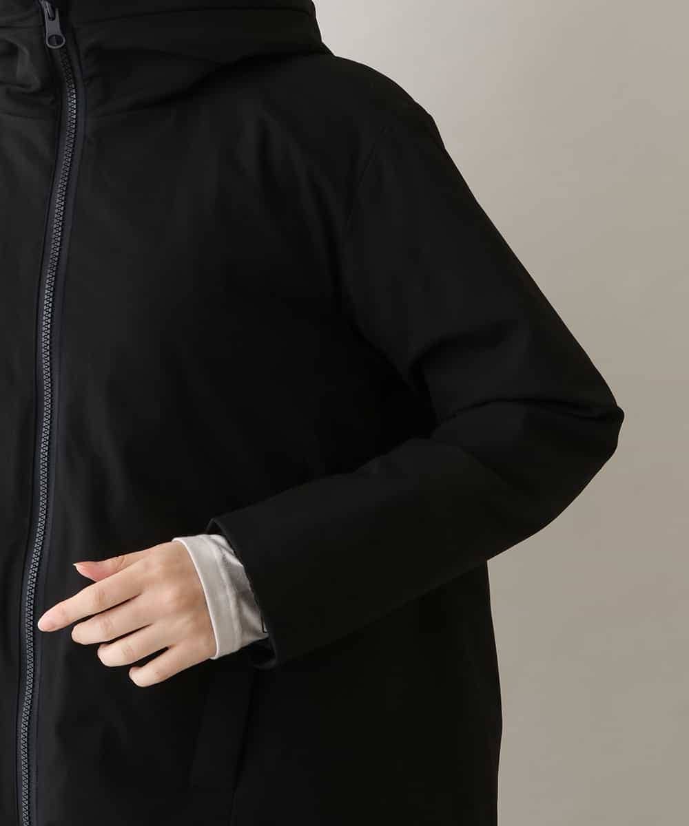 洗濯機で洗える】ストレッチタフタAラインジャケット(ダウン
