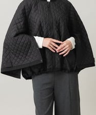 RSJCG02690 TRUNK HIROKO KOSHINO(ヒロココシノ) 【先行予約】2WAY袖キルティングジャケット ブラック
