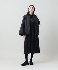 RSJCG02690 TRUNK HIROKO KOSHINO(ヒロココシノ) 【先行予約】2WAY袖キルティングジャケット ブラック