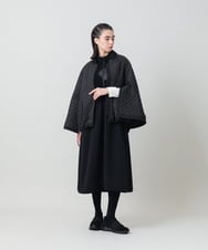 RSJCG02690 TRUNK HIROKO KOSHINO(ヒロココシノ) 【先行予約】2WAY袖キルティングジャケット ブラック