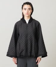 RSJCG02690 TRUNK HIROKO KOSHINO(ヒロココシノ) 【先行予約】2WAY袖キルティングジャケット ブラック