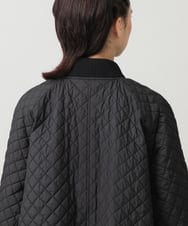 RSJCG02690 TRUNK HIROKO KOSHINO(ヒロココシノ) 【先行予約】2WAY袖キルティングジャケット ブラック
