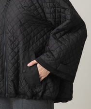 RSJCG02690 TRUNK HIROKO KOSHINO(ヒロココシノ) 【先行予約】2WAY袖キルティングジャケット ブラック