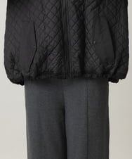 RSJCG02690 TRUNK HIROKO KOSHINO(ヒロココシノ) 【先行予約】2WAY袖キルティングジャケット ブラック