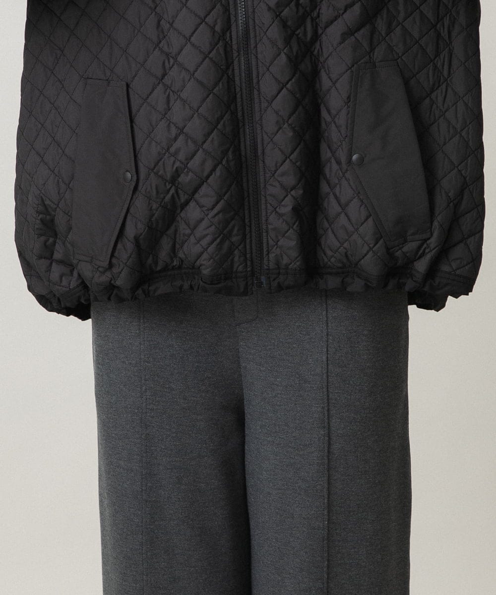 RSJCG02690 TRUNK HIROKO KOSHINO(ヒロココシノ) 【先行予約】2WAY袖キルティングジャケット ブラック