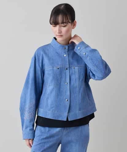 RSJEF31660  メッセージプリントデニムジャケット