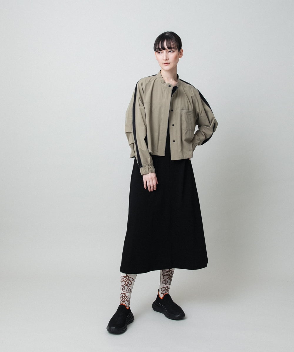 RSJFD09490 TRUNK HIROKO KOSHINO(ヒロココシノ) 配色ラインフロントボタンシャツブラウス ベージュ