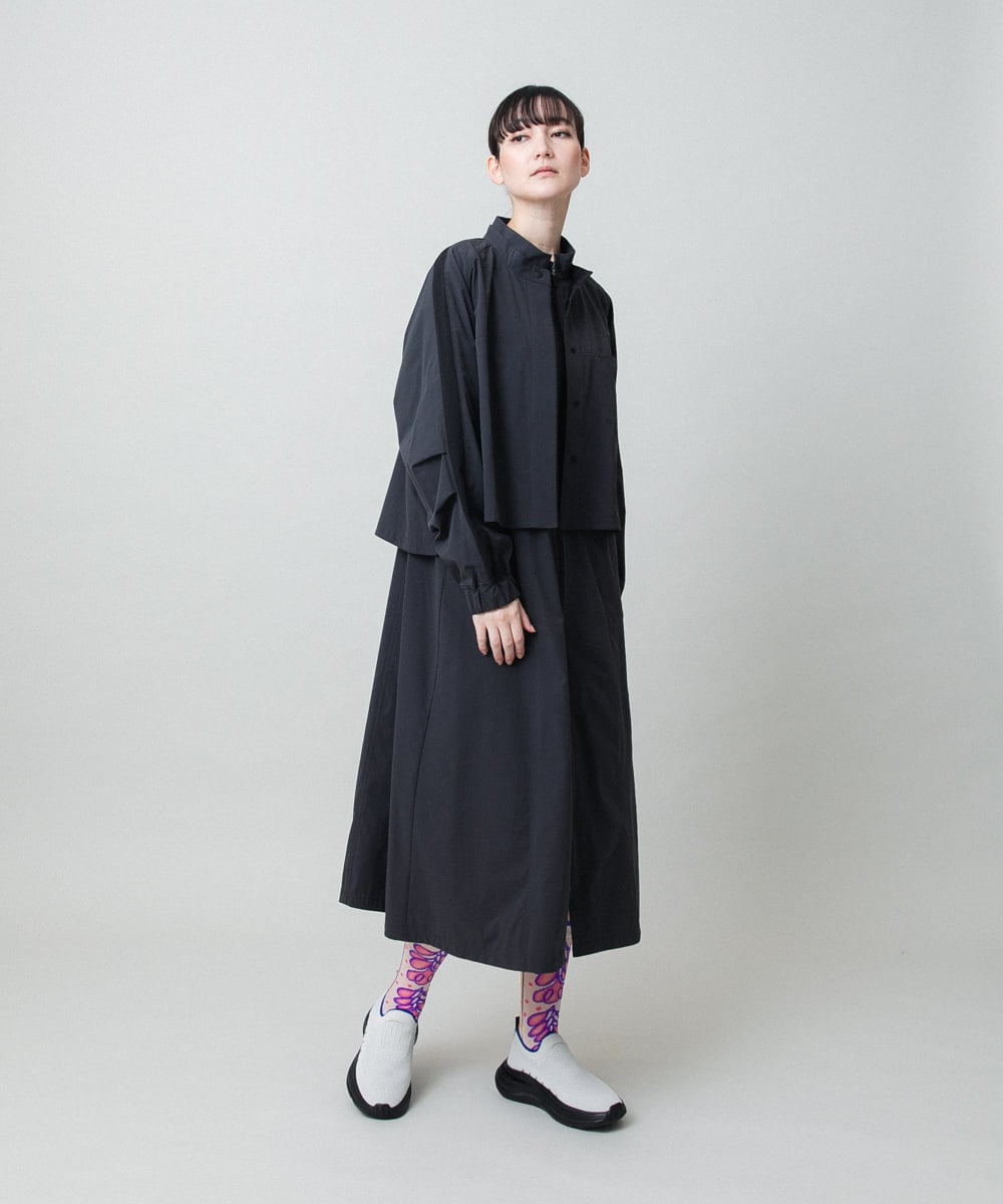 RSJFD09490 TRUNK HIROKO KOSHINO(ヒロココシノ) 配色ラインフロントボタンシャツブラウス ベージュ