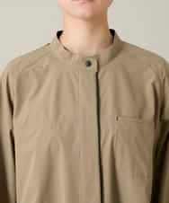 RSJFD09490 TRUNK HIROKO KOSHINO(ヒロココシノ) 配色ラインフロントボタンシャツブラウス ベージュ