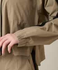 RSJFD09490 TRUNK HIROKO KOSHINO(ヒロココシノ) 配色ラインフロントボタンシャツブラウス ベージュ