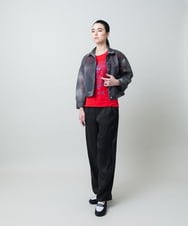 RSJGD01590 TRUNK HIROKO KOSHINO(ヒロココシノ) Gジャンライクシアージャケット ネイビー