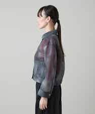 RSJGD01590 TRUNK HIROKO KOSHINO(ヒロココシノ) Gジャンライクシアージャケット ネイビー