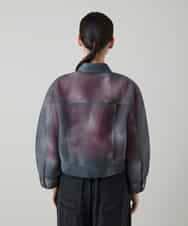 RSJGD01590 TRUNK HIROKO KOSHINO(ヒロココシノ) Gジャンライクシアージャケット ネイビー