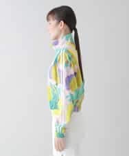 RSJGU70450 TRUNK HIROKO KOSHINO(ヒロココシノ) 【洗濯機で洗える】フルーツタフタショートブルゾン ライトイエロー