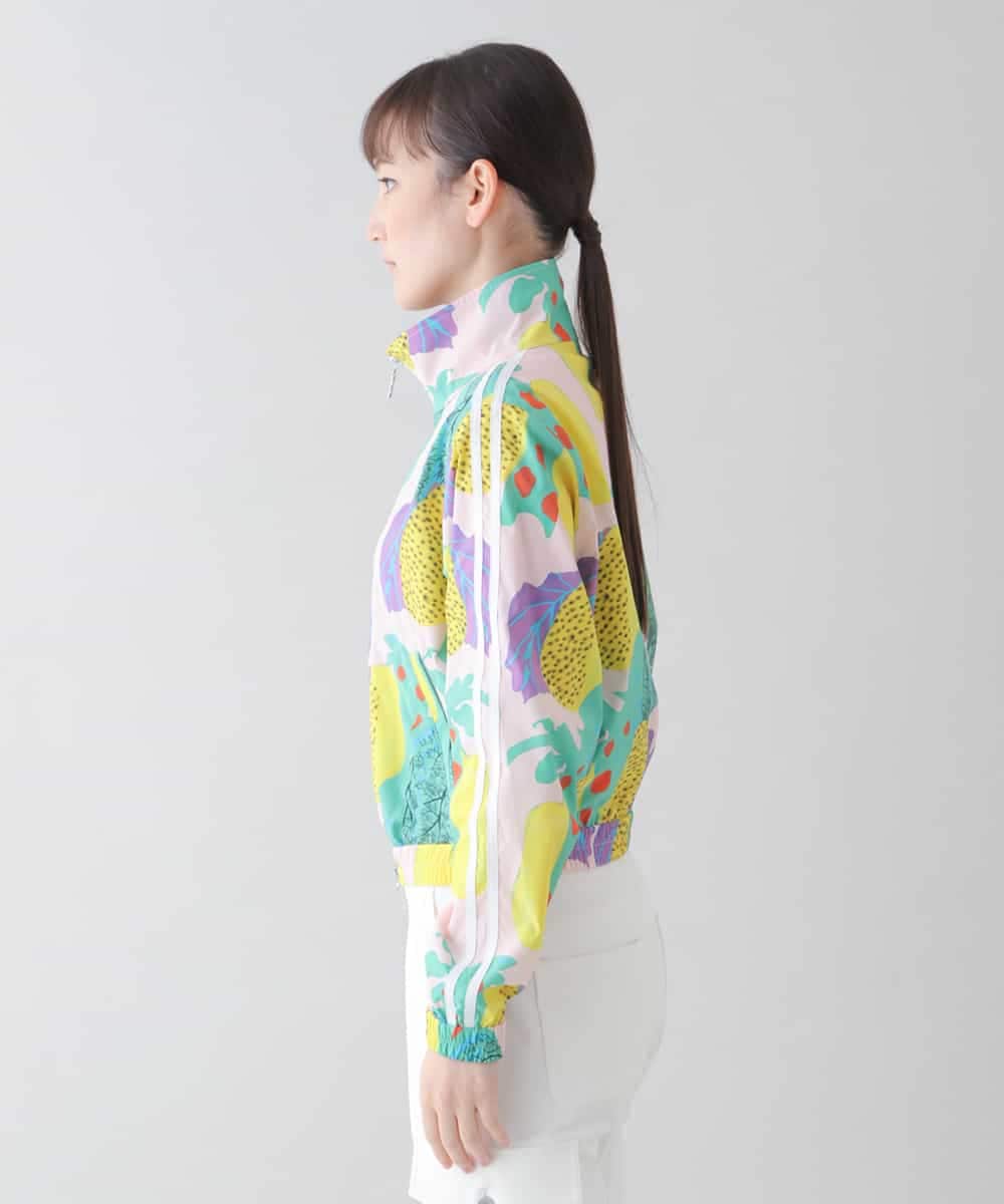 RSJGU70450 TRUNK HIROKO KOSHINO(ヒロココシノ) 【洗濯機で洗える】フルーツタフタショートブルゾン ライトイエロー