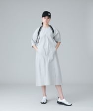RSJIW21360 TRUNK HIROKO KOSHINO(ヒロココシノ) バンピーコットンクロップドボレロ/洗える ライトグレー