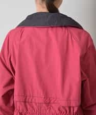 RSJJN01450 TRUNK HIROKO KOSHINO(ヒロココシノ) 【洗濯機で洗える】ドロストタフタジャケット ピンク