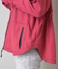 RSJJN01450 TRUNK HIROKO KOSHINO(ヒロココシノ) 【洗濯機で洗える】ドロストタフタジャケット ピンク