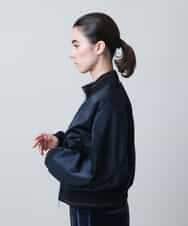 RSJLB10690 TRUNK HIROKO KOSHINO(ヒロココシノ) ヴィンテージライクナイロンスカジャン/洗える ブラック