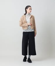 RSJLD05590 TRUNK HIROKO KOSHINO(ヒロココシノ) スタッズアクセントスエードブルゾン/洗える ベージュ