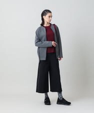 RSJLD10580 TRUNK HIROKO KOSHINO(ヒロココシノ) フォルムチェンジロングブルゾン/洗える グレー