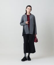RSJLD10580 TRUNK HIROKO KOSHINO(ヒロココシノ) フォルムチェンジロングブルゾン/洗える グレー